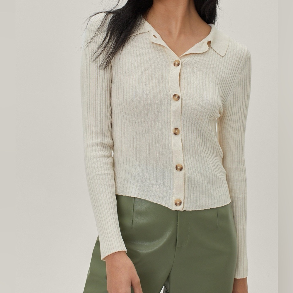 Knit Button Down Sweater
